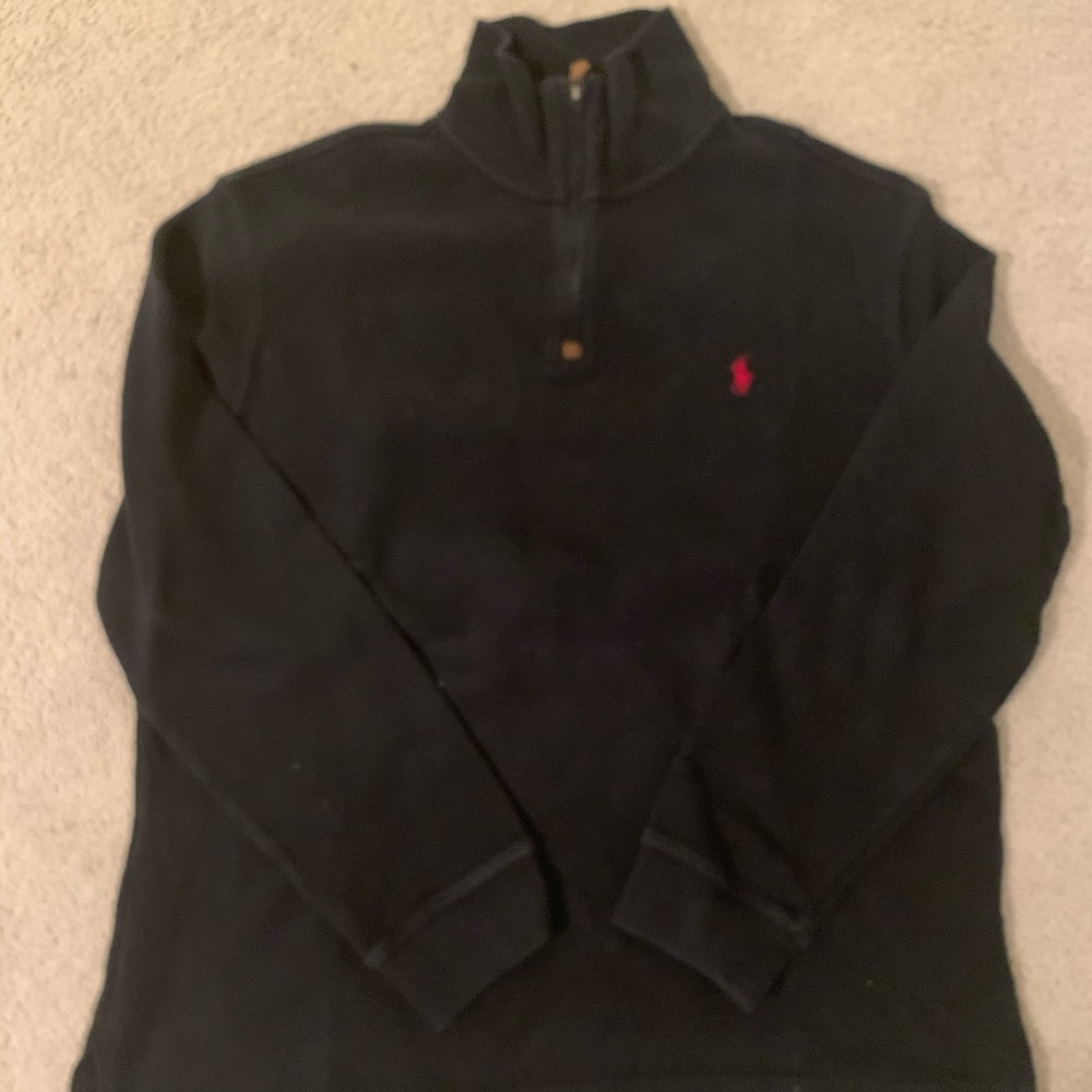 Ralph Lauren Polo Men’s Quarter Zip Black